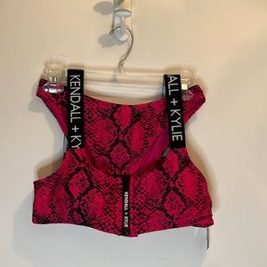 KENDALL + KYLIE • PINK SNAKE BIKINI BATHING SUIT